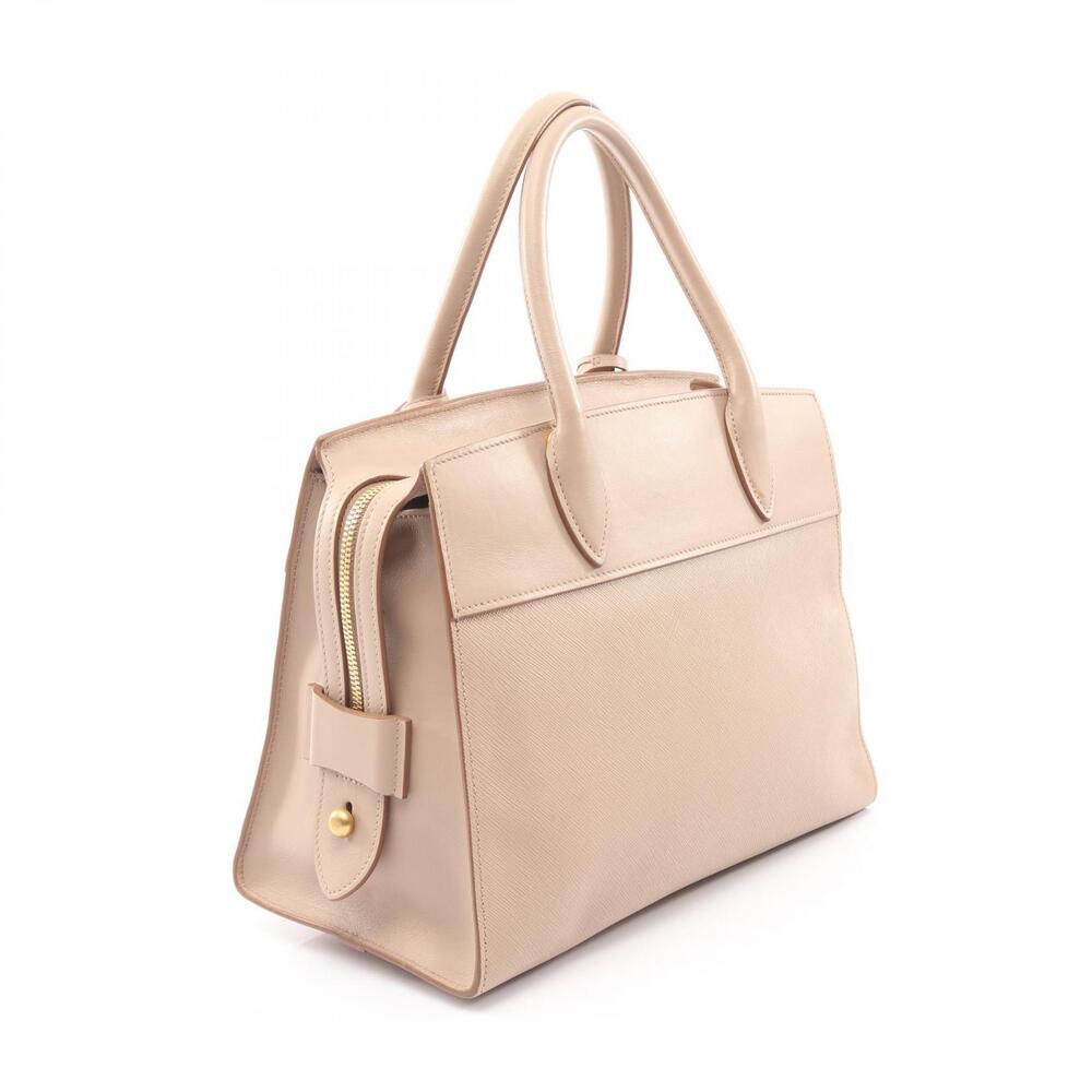 Prada Esplanade SAFFIANO CITY Handbag Leather Beige